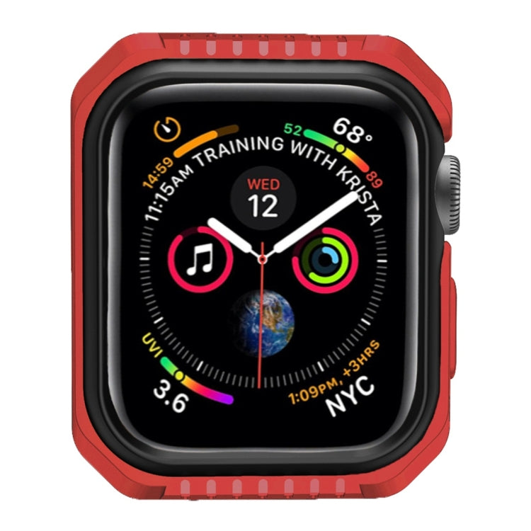 Smart Watch Shockproof Two Color Protective Case for Apple Watch Series 3 42mm(Red Black) - Watch Cases by buy2fix | Online Shopping UK | buy2fix