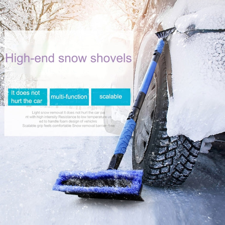 2 in 1 Car High-strength Scalable Removable Snow Shovel with Snow Frost Broom Brush And Ice Scraper - Ice Scraper by buy2fix | Online Shopping UK | buy2fix