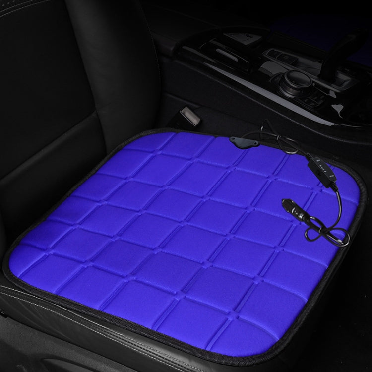 Car Cigarette Lighter Socket Seat Heater Cushion Warmer Cover Winter Heated Warm Mat (Blue) - Seat Accessories by buy2fix | Online Shopping UK | buy2fix