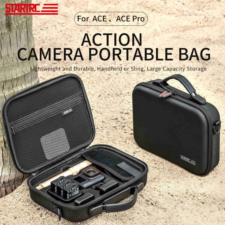 For Insta360 Ace / Ace Pro STARTRC Portable PU Storage Box Case (Black) - Case & Bags by STARTRC | Online Shopping UK | buy2fix