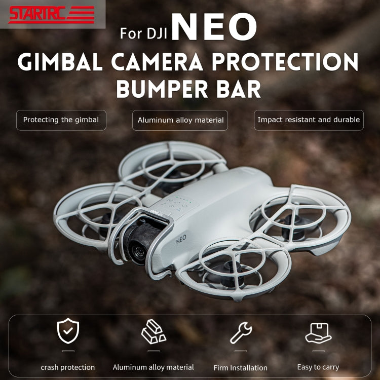 For DJI Neo STARTRC Gimbal Lens Anti-collision Aluminum Alloy Guard Bumper (Silver) - Other by STARTRC | Online Shopping UK | buy2fix