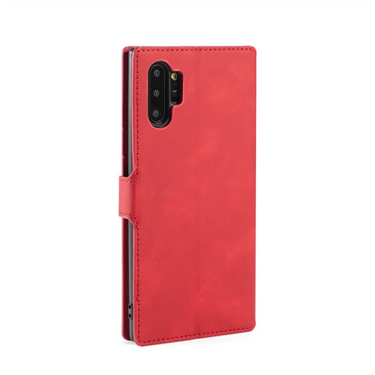 DG.MING Retro Oil Side Horizontal Flip Case with Holder & Card Slots & Wallet for Galaxy Note 10(Red) - Galaxy Phone Cases by DG.MING | Online Shopping UK | buy2fix