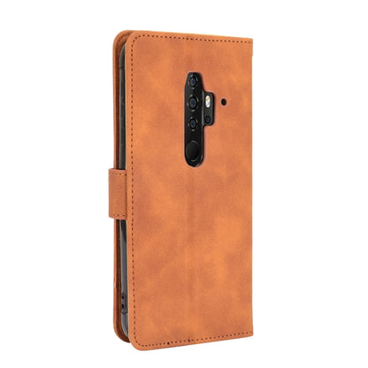 For Blackview BV6300 Pro Solid Color Skin Feel Magnetic Buckle Horizontal Flip Calf Texture PU Leather Case with Holder & Card Slots & Wallet(Brown) - More Brand by buy2fix | Online Shopping UK | buy2fix