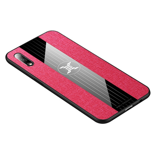 For Huawei Honor 9X XINLI Stitching Cloth Textue Shockproof TPU Protective Case(Red) - Honor Cases by XINLI | Online Shopping UK | buy2fix