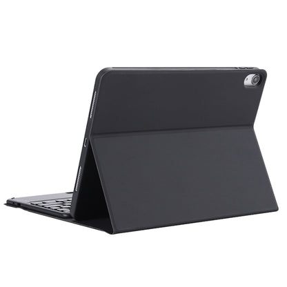 YT11B-A 2021 Detachable Candy Color Skin Texture Round Keycap Bluetooth Keyboard Leather Tablet Case with Touch Control & Pen Slot & Stand For iPad Pro 11 2021 / Air4 / Air5 / Pro 11(Black) - For iPad Pro by buy2fix | Online Shopping UK | buy2fix