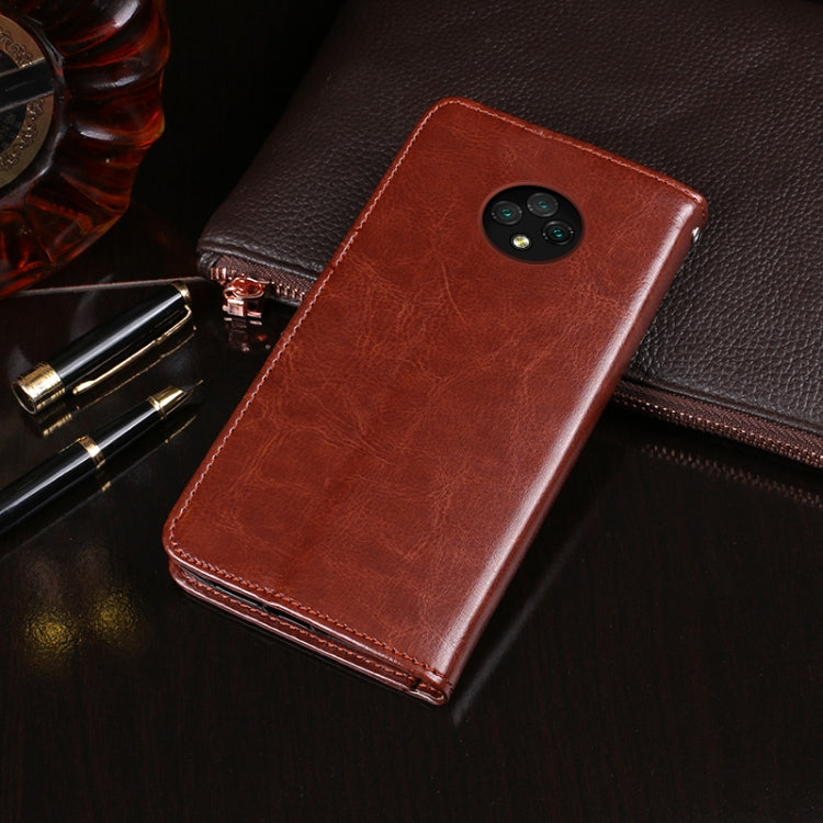 For Doogee X95 / X95 Pro idewei Crazy Horse Texture Horizontal Flip Leather Case with Holder & Card Slots & Wallet(Rose Red) - More Brand by idewei | Online Shopping UK | buy2fix