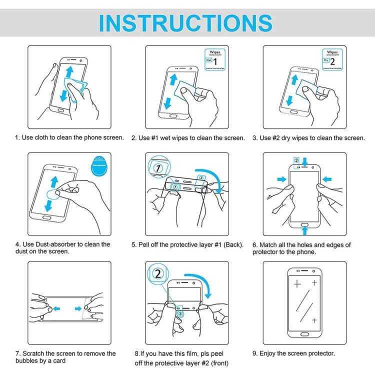 For Ulefone Note 6 50 PCS 0.26mm 9H 2.5D Tempered Glass Film - Ulefone Tempered Glass by buy2fix | Online Shopping UK | buy2fix