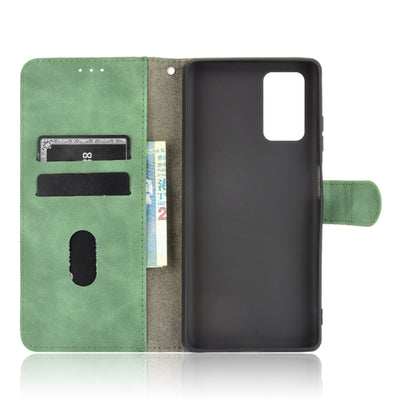 For Blackview A100 Solid Color Skin Feel Magnetic Buckle Horizontal Flip Calf Texture PU Leather Case with Holder & Card Slots & Wallet(Green) - More Brand by buy2fix | Online Shopping UK | buy2fix