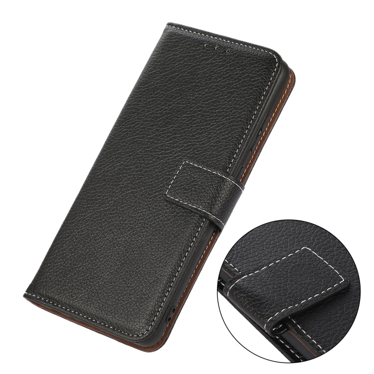 For OnePlus Nord 2 5G Litchi Texture Horizontal Flip Leather Case with Holder & Card Slots & Wallet(Black) - OnePlus Cases by buy2fix | Online Shopping UK | buy2fix