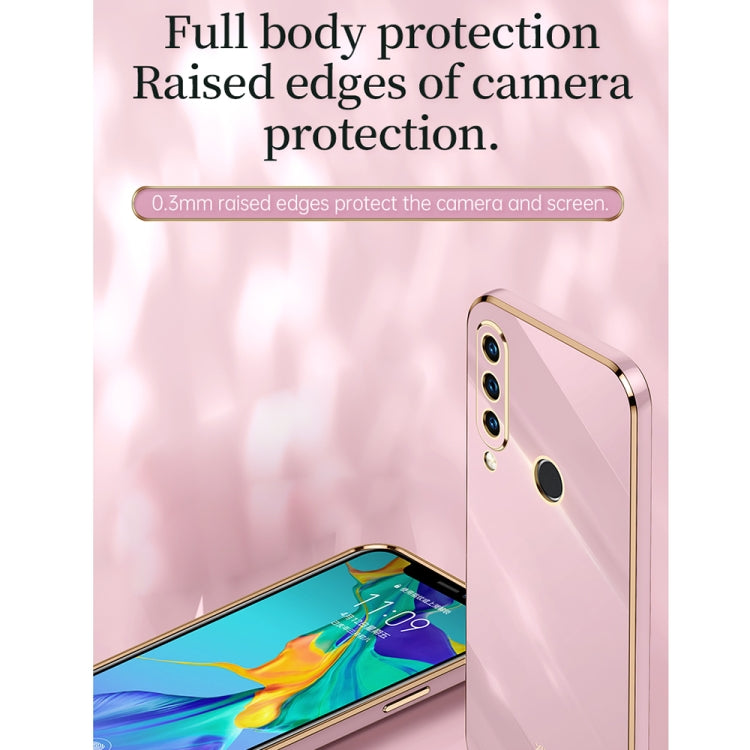 For Huawei P30 Lite XINLI Straight Edge 6D Electroplate TPU Phone Case(Hawthorn Red) - Huawei Cases by XINLI | Online Shopping UK | buy2fix