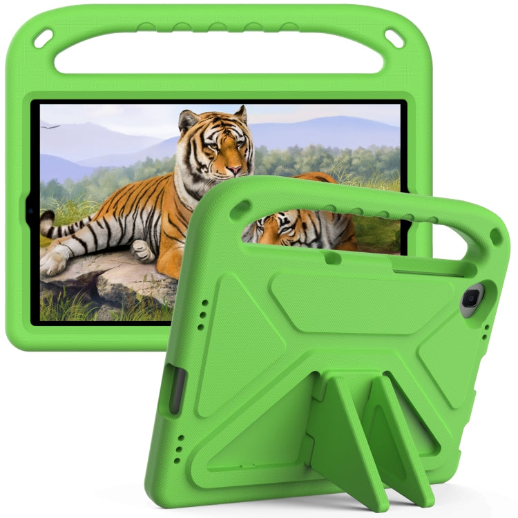 For Xiaomi Mi Pad 4 Plus & Samsung Galaxy Tab A 10.1 2019 SM-T510 / SM-T515 Handle Portable EVA Shockproof Protective Case with Triangle Holder(Green) - Others by buy2fix | Online Shopping UK | buy2fix