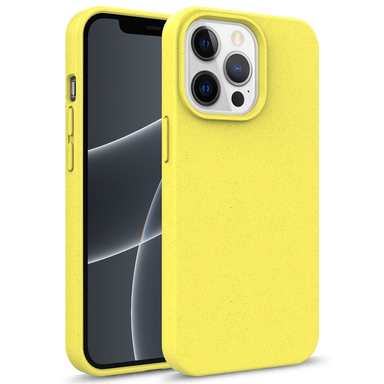 For iPhone 13 Starry Series Shockproof Straw Material + TPU Protective Case(Yellow) - iPhone 13 Cases by buy2fix | Online Shopping UK | buy2fix