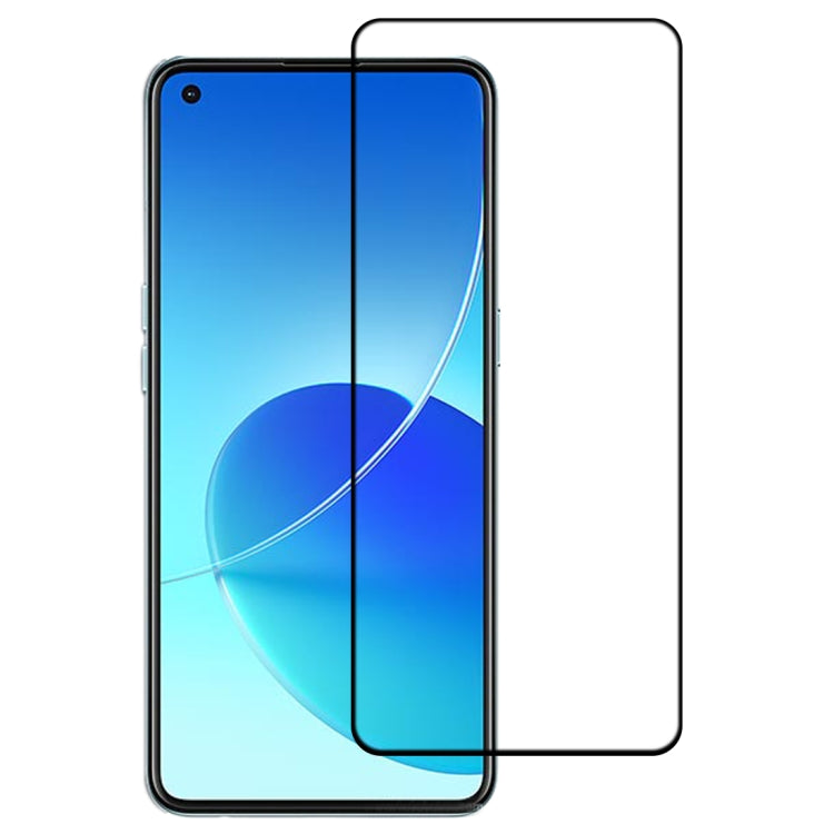 For OPPO Reno6 4G / Reno6 Z Full Glue Full Cover Screen Protector Tempered Glass Film - OPPO Tempered Glass by buy2fix | Online Shopping UK | buy2fix