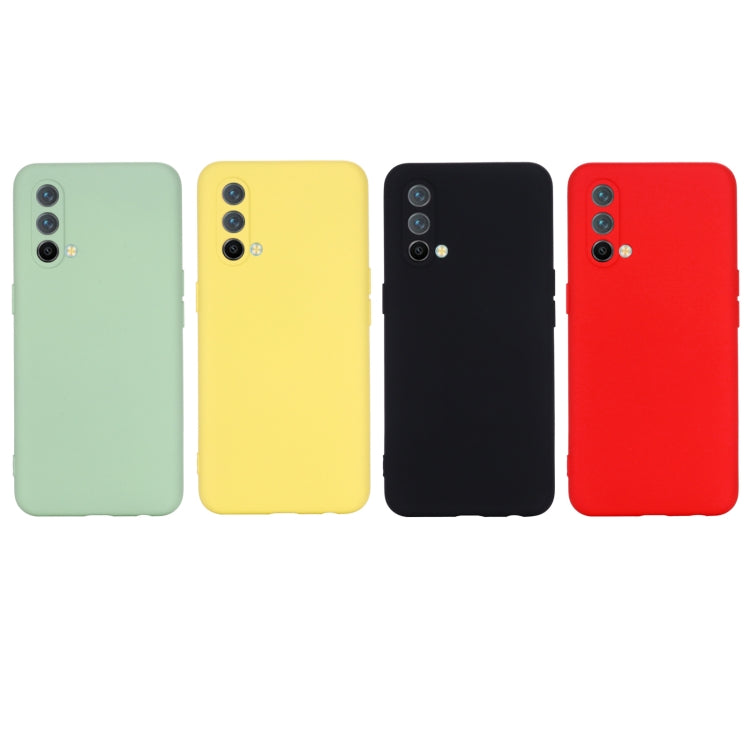 Pure Color Liquid Silicone Shockproof Full Coverage Case For OnePlus Nord CE 5G(Green) - OnePlus Cases by buy2fix | Online Shopping UK | buy2fix