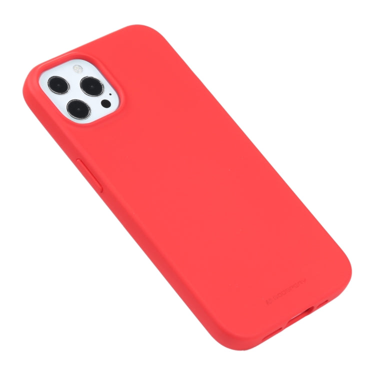 For iPhone 13 Pro GOOSPERY SOFT FEELING Liquid TPU Shockproof Soft Case (Red) - iPhone 13 Pro Cases by GOOSPERY | Online Shopping UK | buy2fix