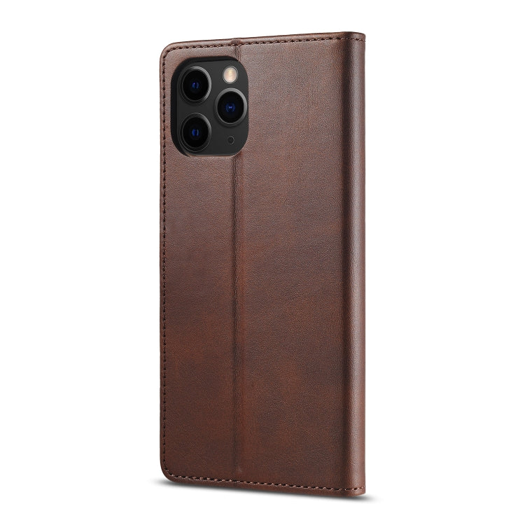 For iPhone 13 Pro Max LC.IMEEKE Calf Texture Horizontal Flip Leather Case with Holder & Card Slots & Wallet (Brown) - iPhone 13 Pro Max Cases by LC.IMEEKE | Online Shopping UK | buy2fix