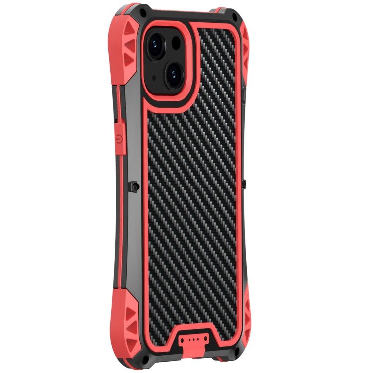 For iPhone 13 Pro Max R-JUST AMIRA Shockproof Dustproof Waterproof Metal Protective Case (Red) - iPhone 13 Pro Max Cases by R-JUST | Online Shopping UK | buy2fix
