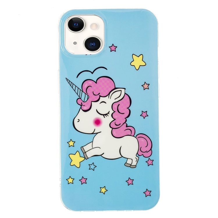 For iPhone 13 mini Luminous TPU Soft Protective Case (Star Unicorn) - iPhone 13 mini Cases by buy2fix | Online Shopping UK | buy2fix