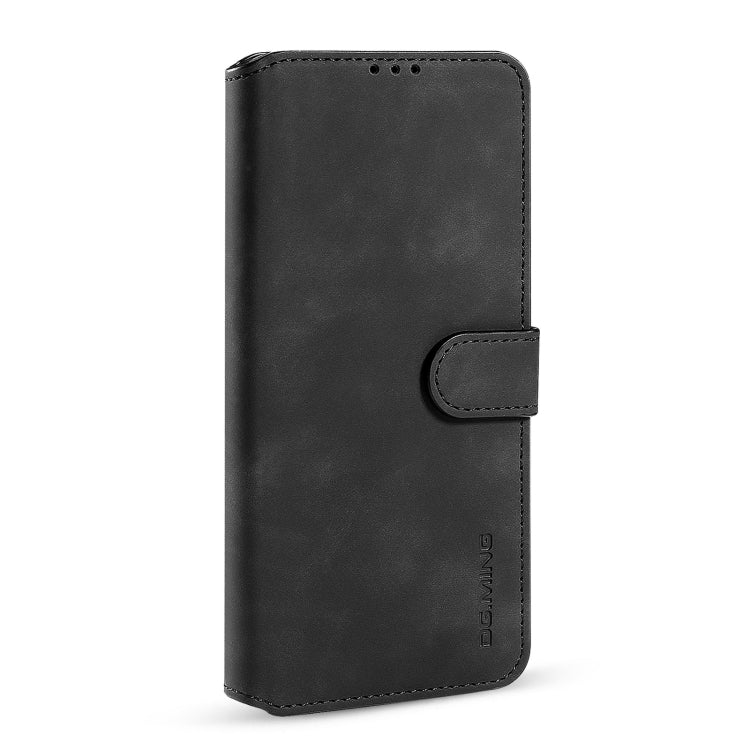 For iPhone 13 Pro DG.MING Retro Oil Side Horizontal Flip Leather Case with Holder & Card Slots & Wallet (Black) - iPhone 13 Pro Cases by DG.MING | Online Shopping UK | buy2fix