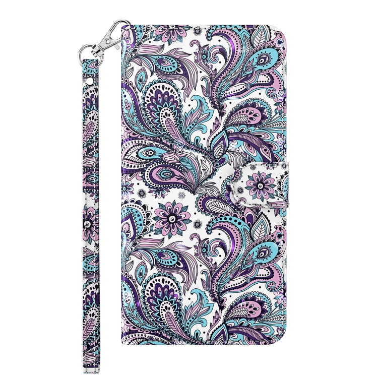 For iPhone 13 Pro 3D Painting Pattern Horizontal Flip TPU + PU Leather Case with Holder & Card Slots & Wallet (Swirl Pattern) - iPhone 13 Pro Cases by buy2fix | Online Shopping UK | buy2fix