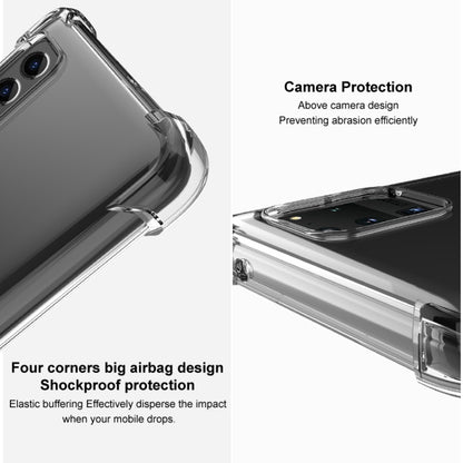 For Asus ROG Phone 5 / 5s IMAK All Coverage Shockproof Airbag TPU Case with Screen Protector(Transparent) - ASUS Cases by imak | Online Shopping UK | buy2fix