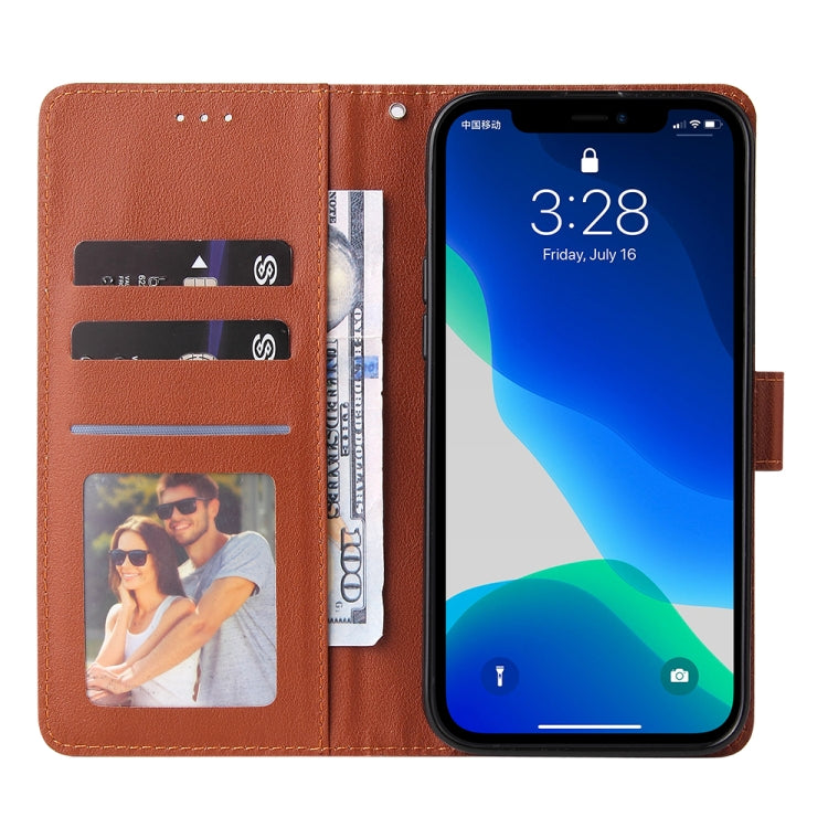 For iPhone 13 Pro Max Multifunctional Horizontal Flip Leather Case, with Three Card Slot & Holder & Photo Frame & Lanyard (Brown) - iPhone 13 Pro Max Cases by buy2fix | Online Shopping UK | buy2fix