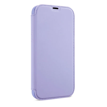 For iPhone 13 Pro Skin Feel Horizontal Flip PU Leather Case with Holder & Card Slot (Taro Purple) - iPhone 13 Pro Cases by buy2fix | Online Shopping UK | buy2fix