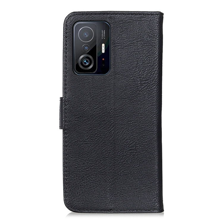 For Xiaomi Mi 11T / 11T Pro KHAZNEH Cowhide Texture Horizontal Flip Leather Case with Holder & Card Slots & Wallet(Black) - Xiaomi Cases by buy2fix | Online Shopping UK | buy2fix