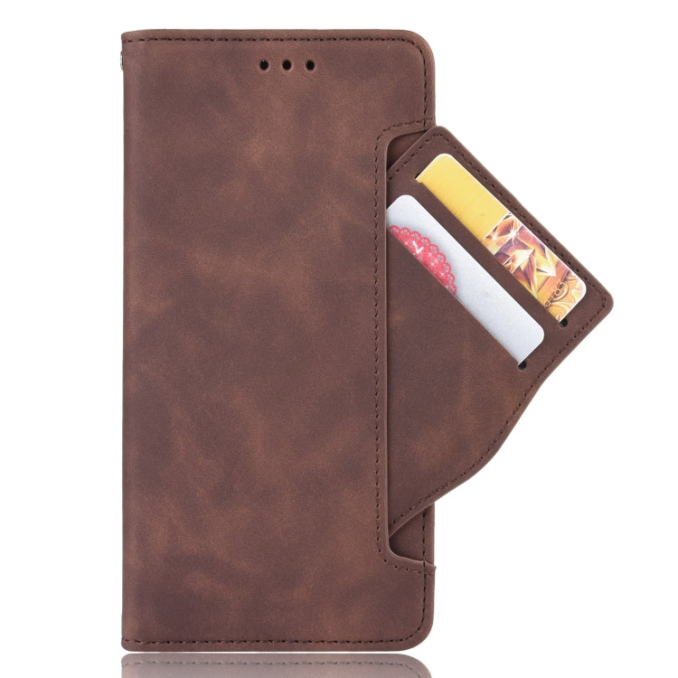 For Xiaomi Redmi 10 Skin Feel Calf Pattern Horizontal Flip Leather Case with Holder & Card Slots & Photo Frame(Brown) - Xiaomi Cases by buy2fix | Online Shopping UK | buy2fix