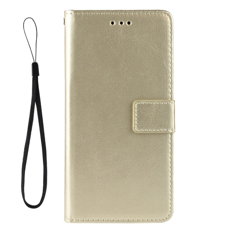 For Doogee S86 / S86 Pro Crazy Horse Texture Horizontal Flip Leather Case with Holder & Card Slots & Lanyard(Gold) - More Brand by buy2fix | Online Shopping UK | buy2fix