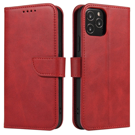 For iPhone 12 mini Calf Texture Buckle Horizontal Flip Leather Case with Holder & Card Slots & Wallet (Red) - iPhone 12 mini Cases by buy2fix | Online Shopping UK | buy2fix