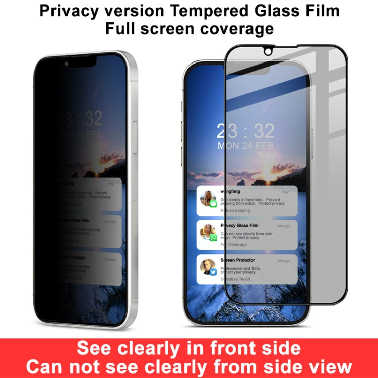 For iPhone 13 mini IMAK HD Full Screen Anti-spy Tempered Glass Protective Film - iPhone 13 mini Tempered Glass by imak | Online Shopping UK | buy2fix