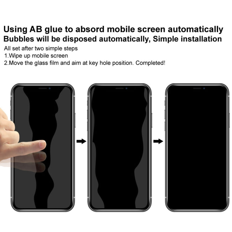 For iPhone 13 mini IMAK HD Full Screen Anti-spy Tempered Glass Protective Film - iPhone 13 mini Tempered Glass by imak | Online Shopping UK | buy2fix