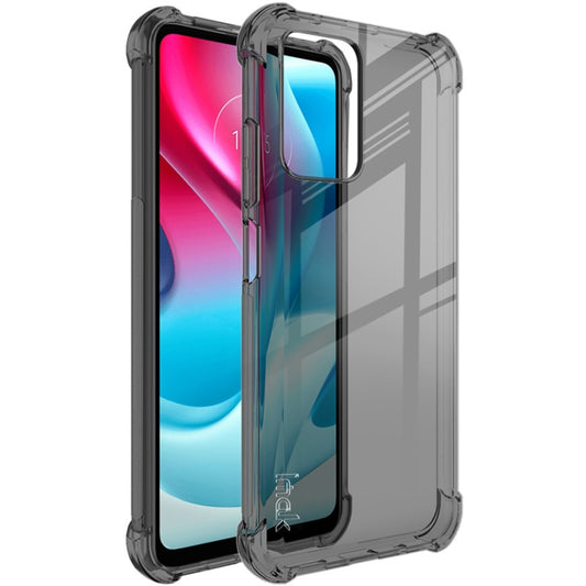 For Xiaomi Redmi 10 4G Overseas Version IMAK All-inclusive Shockproof Airbag TPU Case with Screen Protector(Transparent Black) - Xiaomi Cases by imak | Online Shopping UK | buy2fix