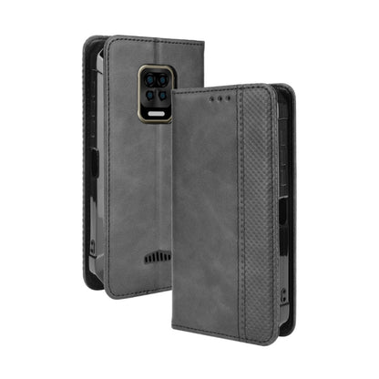 For Doogee S59 / S59 Pro Magnetic Buckle Retro Crazy Horse Texture Horizontal Flip Leather Case with Holder & Card Slots & Photo Frame(Black) - More Brand by buy2fix | Online Shopping UK | buy2fix