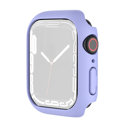 Shockproof TPU Protective Case For Apple Watch Series 9 / 8 / 7 45mm(Pink Purple) - Watch Cases by buy2fix | Online Shopping UK | buy2fix