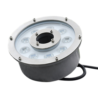 6W Landscape Ring LED Aluminum Alloy Underwater Fountain Light(Warm Light) - Underwater Lights by buy2fix | Online Shopping UK | buy2fix