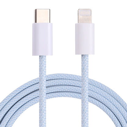 20W PD USB-C / Type-C to 8 Pin Data Cable, Cable Length: 1m(Blue) - 2 in 1 Cable by buy2fix | Online Shopping UK | buy2fix