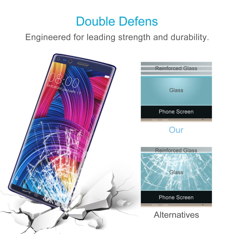 10 PCS 0.26mm 9H 2.5D Tempered Glass Film For Doogee MIX 2 - For Doogee by buy2fix | Online Shopping UK | buy2fix