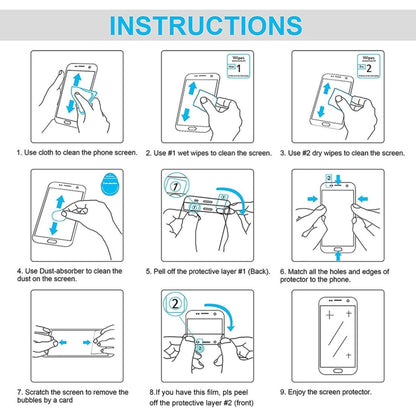 50 PCS 0.26mm 9H 2.5D Tempered Glass Film For Doogee S60 Lite - For Doogee by buy2fix | Online Shopping UK | buy2fix