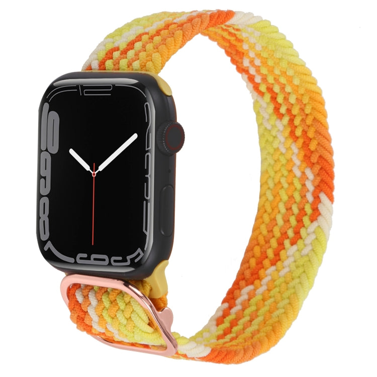 Nylon Braid Strap Watch Band For Apple Watch Ultra 49mm&Watch Ultra 2 49mm / Series 9&8&7 45mm / SE 3&SE 2&6&SE&5&4 44mm / 3&2&1 42mm(52) - Watch Bands by buy2fix | Online Shopping UK | buy2fix