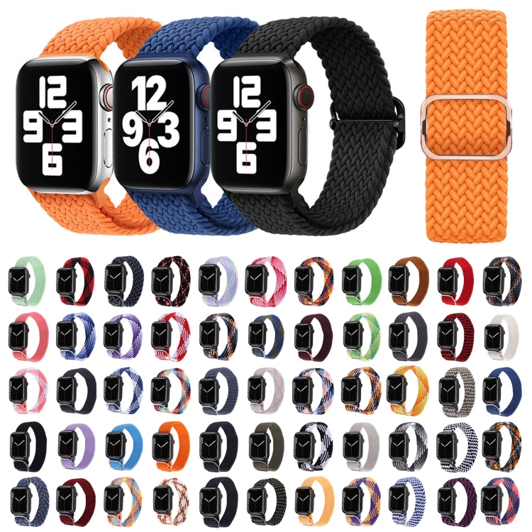 Nylon Braid Strap Watch Band For Apple Watch Ultra 49mm&Watch Ultra 2 49mm / Series 9&8&7 45mm / SE 3&SE 2&6&SE&5&4 44mm / 3&2&1 42mm(2) - Watch Bands by buy2fix | Online Shopping UK | buy2fix