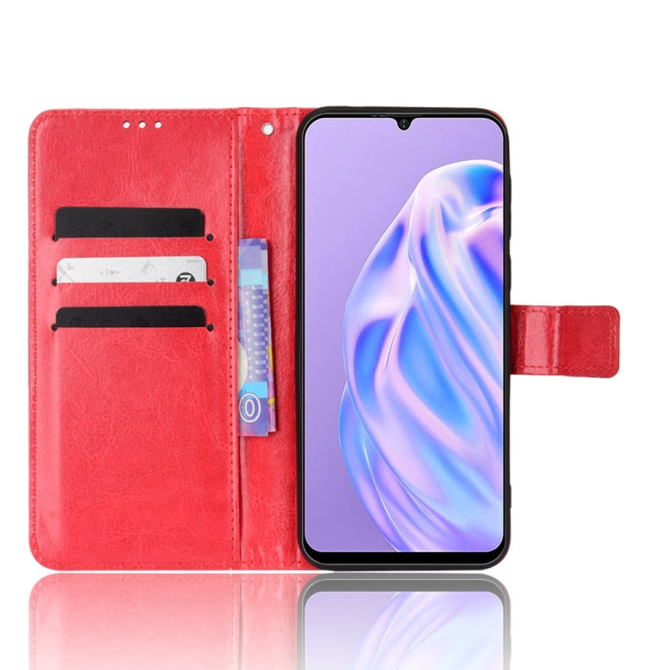 For Ulefone Note 6/ Note 6P Retro Crazy Horse Texture Leather Phone Case(Red) - Ulefone Cases by buy2fix | Online Shopping UK | buy2fix
