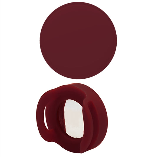 Pet Collar Anti-scratch Shockproof Silicone Case For AirTag, Size:34.1x34.1x17.2mm(wine Red) - Pet Series by Mutural | Online Shopping UK | buy2fix