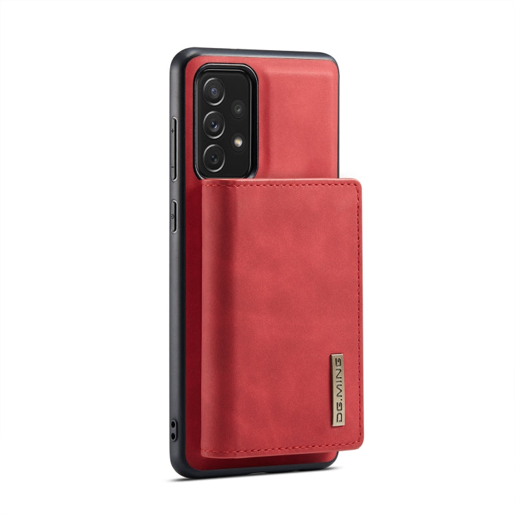 For Samsung Galaxy A33 5G DG.MING M1 Series 3-Fold Multi Card Wallet  Phone Case(Red) - Galaxy Phone Cases by DG.MING | Online Shopping UK | buy2fix