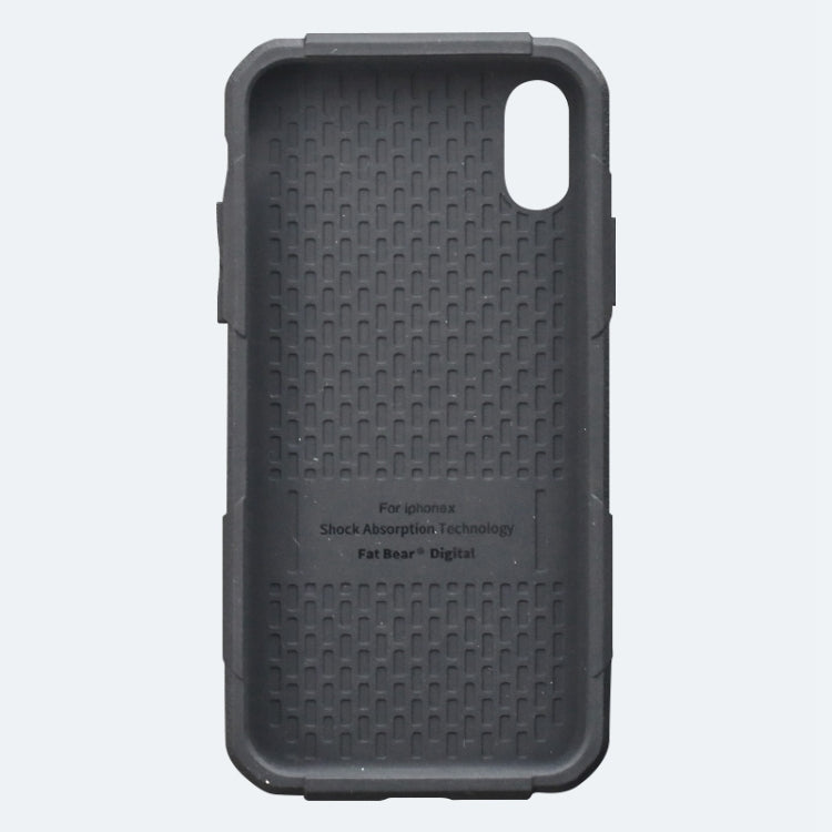 For iPhone X / XS FATBEAR Armor Shockproof Cooling Case(Black) - More iPhone Cases by FATBEAR | Online Shopping UK | buy2fix