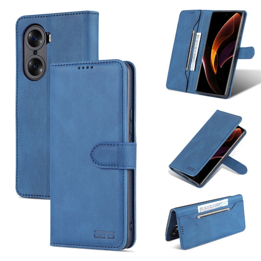 For Honor 60 / 60 Pro AZNS Dream II Skin Feel Horizontal Flip Leather Case(Blue) - Honor Cases by AZNS | Online Shopping UK | buy2fix