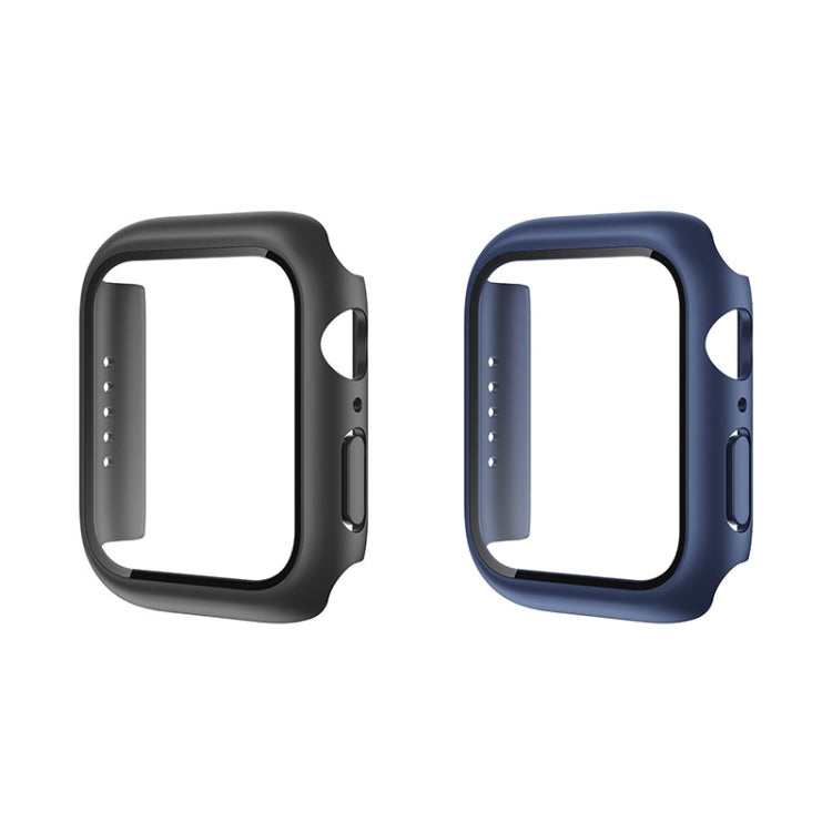 ROCK 2 in 1 PC Frame + Film Protector Case For  Apple Watch Series 6 & SE & 5 & 4 44mm(Black) - Watch Cases by ROCK | Online Shopping UK | buy2fix