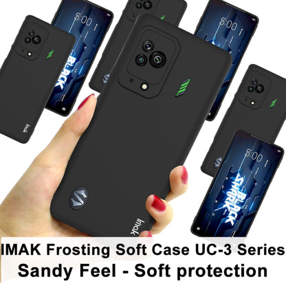 For Xiaomi Black Shark 5 IMAK UC-3 Series Shockproof Frosted TPU Phone Case(Black) - Xiaomi Cases by imak | Online Shopping UK | buy2fix