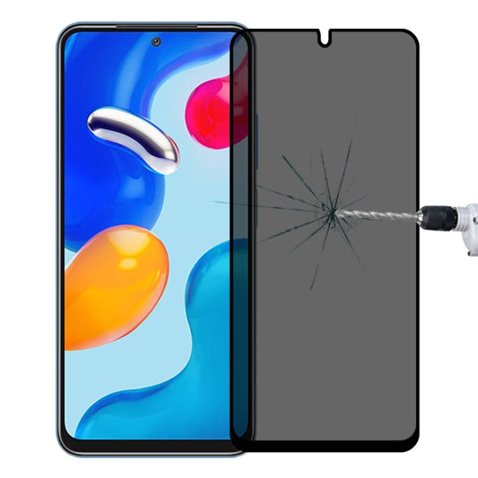 Full Cover Anti-peeping Tempered Glass Film For Xiaomi Redmi Note 11S / Note 11 SE India -  by buy2fix | Online Shopping UK | buy2fix